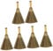 MAGICLULU 3sets Miscanthus Small Broom Awn Dryer Vent Cleaner Kit Kitchen Bin Handled Scrubbing Brush Indoor Dehumidifiers for Home Dustpan Absorber Products Wire Dried Miscanthus Dark 2pcs*3