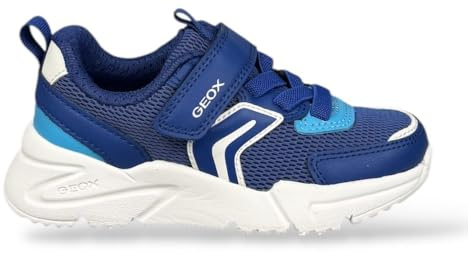 Geox Boys' J Loftus Boy B Trainers, Royal Azure, 11 UK