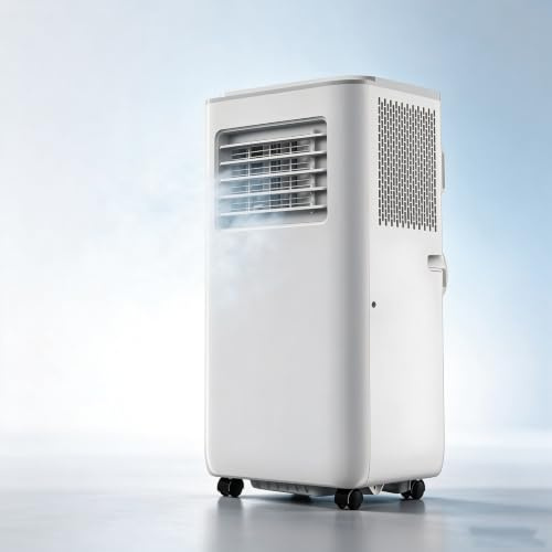 GESAIDES Condizionatore Portatile 3-in-1 da 13.000 BTU – Raffredda 40 m², Deumidificatore e Ventilatore, Timer 24 Ore, Telecomando; Ideale per Casa, Ufficio e Dormitori