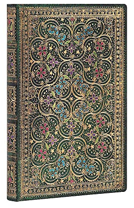 Softcover Notizbuch Sternstunde Mini Liniert: Flexi softcover, 80 gsm, ribbon marker, pouch, book edge printing (The Queen's Binding)