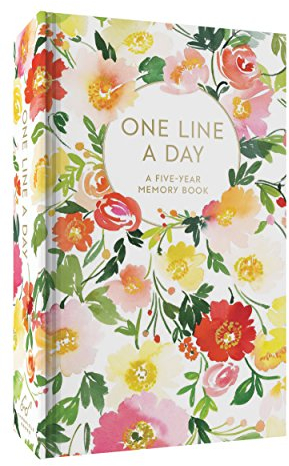 Floral One Line a Day: A Five-Year Memory Book