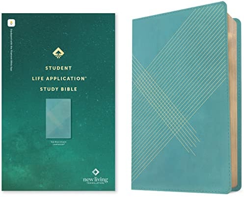 NLT Student Life Application Study Bible, Filament Enabled Edition (Red Letter, Leatherlike, Teal Blue Striped): New Living Translation, Teal Blue ... ... Filament Enabled Edition, Red Letter