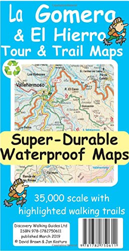 La Gomera & El Hierro Tour & Trail Super Durable Maps