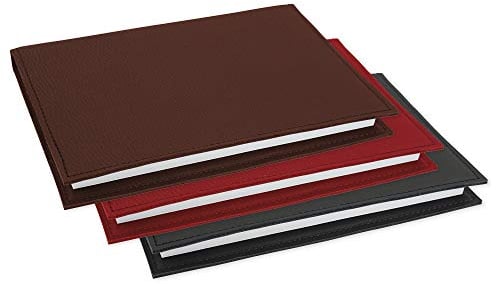 Kalenderhülle für TimeTex System-Schulplaner A5-Plus - Leder - Braun - Ledereinband für Schulplaner - Lederhülle für Timer - 30885