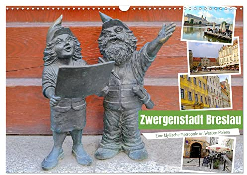 Zwergenstadt Breslau (Wandkalender 2026 DIN A3 quer), CALVENDO Monatskalender: Breslau eine liebenswerte Stadt im Westen Polens (CALVENDO Orte)