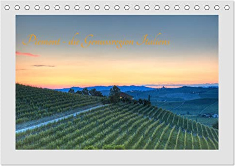 Piemont - die Genussregion Italiens (Tischkalender 2026 DIN A5 quer), CALVENDO Monatskalender: Impressionen vom Piemonturlaub 2019 (CALVENDO Orte)