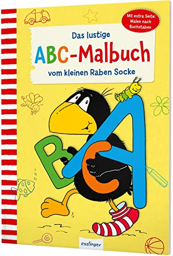 Der kleine Rabe Socke: Das lustige ABC-Malbuch vom kleinen Raben Socke: Alle Buchstaben spielend lernen