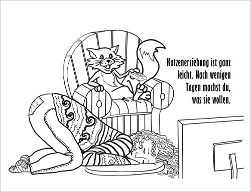 Freche Katzen: Das lustige Malbuch für Katzenfreundinnen - 30 Motive (Kreativ)