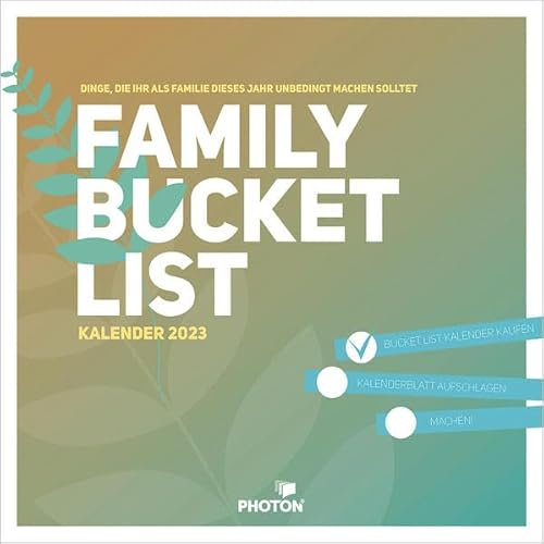 BUCKET LIST Family Kalender 2023: Langeweile war gestern!