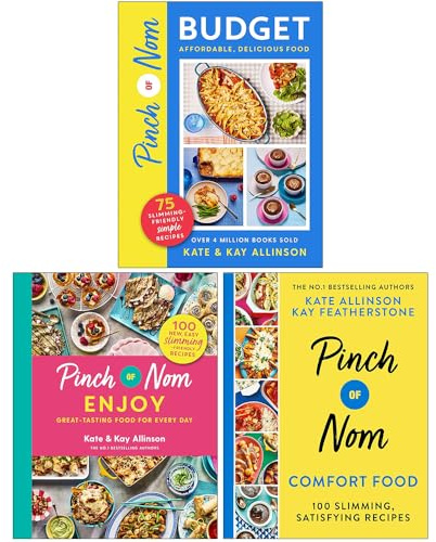 Pinch of Nom Collection 3 Books Set By Kay Featherstone & Kate Allinson (Pinch of Nom Budget, [Hardcover] Pinch of Nom Enjoy, [Hardcover] Pinch of Nom Comfort Food)