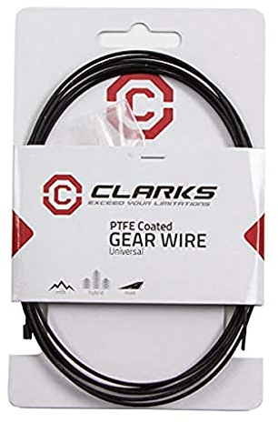 Clarks Fahrrad-Schaltzug, Teflon, 227,5 cm, Schwarz