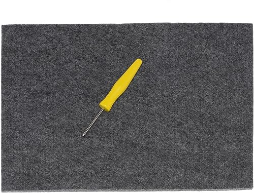 URSUS Prickelset, Prickel-Filzunterlage + Prickelnadel, Filz Unterlage 12,5 x 18 cm