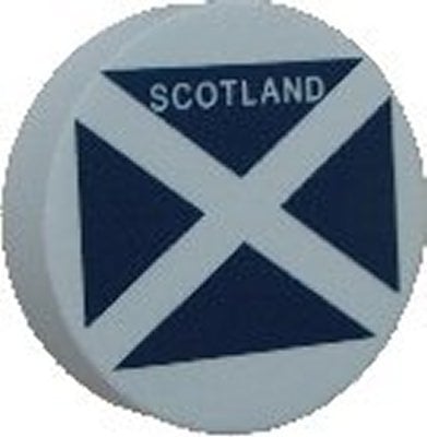 Scotland Flag Disc Car Aerial Ball Antenna Topper OR Dashboard Wobbler! (one P&P charge no matter how many items you buy from Aerialballs.)