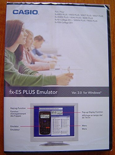 Emulator-Software für Casio FX DE Plus/Casio FX ES Plus/Casio FX GT Plus Taschenrechner (relevant für Casio FX 87 DE Plus 2 / ES Plus 2 Rechner)