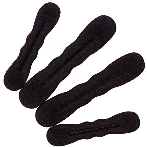 Beaute Galleria - 4pcs Magic Foam Sponge Donut Twister Ponytail Bun Maker (2 Large + 2 Small) by Beaute Galleria