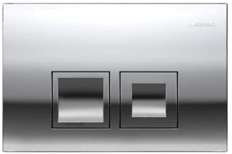Geberit 115.135.21.1 Delta 50 Betätigungsplatte, Chrom poliert