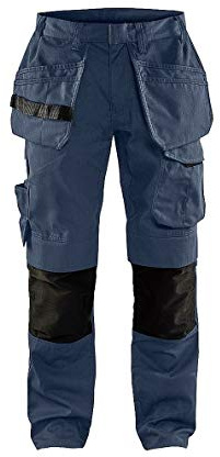 Blaklader 14961330 Service Shorts mit Nageltaschen, Dunkelmarine/Schwarz, grootte D100