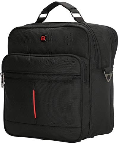 Arbeitstasche Flugumhänger Schultertasche Hochformat Schwarz 33 cm Groß Bowatex