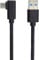 PremiumCord USB-C 90° auf USB 3.0 Verbindungskabel 3m, bis zu 5 Gbit/s, USB 3.0/3.1 SuperSpeed Datenkabel, USB 3.1 Typ C Stecker 90° abgewinkelt auf A Stecker, Farbe Schwarz, Länge 3m