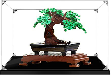 ZHLY Acrylic Display Case for Lego 10281 Bonsai Tree Dustproof Protection Display Box Compatible with Lego 10281 (NOT Included Building Model) (3MM)