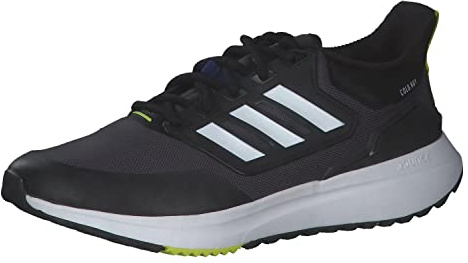 adidas Herren Eq21 Run Cold.rdy Laufschuhe, Mehrfarbig (Negbás/Ftwbla/Grisei), 44 2/3 EU