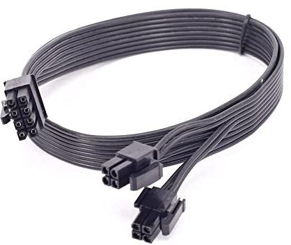 iHaospace CPU 8 Pin to CPU 8 Pin (4P+4P) EPS 12V Motherboard Power Adapter for Corsair Modular Power Supply,Modular Power Supply Cable 8Pin CPU Power Cable EPS Cable