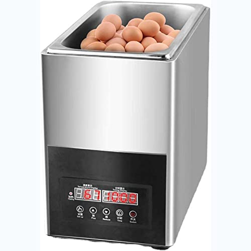 Bollitore per Uova Commerciale - Cuocere in Modo efficiente Fino a 50 Uova, Macchina Professionale con capacità di 9 Litri, per Uova sode perfette Ogni Volta!