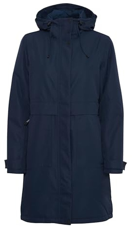 NORTH BEND NBMalika Damen Parka Winterjacke Jacke, 42, Navy Blazer (2048)