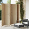Festnight 6 teilig Paravent Poly Rattan Outdoor Faltwand Raumteiler Trennwand Sichtschutz Klappbar Raumtrenner Faltbar Stellwand Außen Innen Balkon Terrasse 294x180 cm