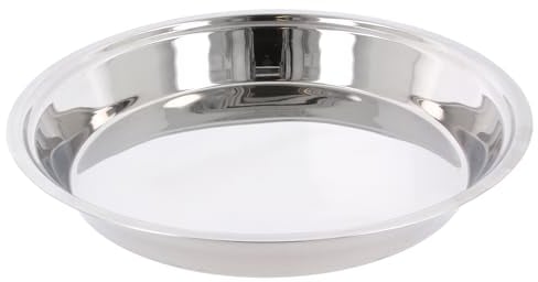 Stainless Steel Parat Indian Dough Kneading Plate Multipurpose Mixing Bowl Flour Atta Parat Dough Mixer Kneader Dish Bowl for Kitchen Baking Cooking Food Prep Supplies (No.13 (Diameter: 29cm))