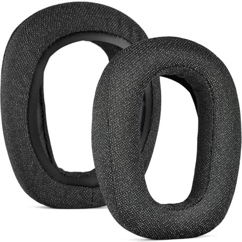 JOYSOG Zone Vibe 100 Ohrpolster, Ersatz-Ohrmuscheln für Logitech Zone Vibe 100 Over-Ear-Kopfhörer, Reparaturteile (schwarz)