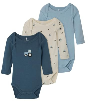 Name it baby Herren Nbmbody 3p Ls Jet Stream Tractor Noos Nbmbody 3P Ls Jet Stream Tractor Noos (3er Pack)