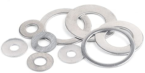 Verchromte Unterlegscheibe 10 STÜCKE metallscheibe, flache scheibe, innendurchmesser 18mm, außendurchmesser 25mm,(18 * 25 * 0.3*)