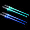 IXYHKB Leuchtende Essstäbchen, 2 Paar Lichtschwert Essstäbchen, Essstäbchen Leuchtend, Lichtschwert Chopsticks, BPA Frei und Spülmaschinenfest, Licht Essstäbchen für Küchen Dinnerparty (Blau+Grün)