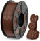 TECBEARS PETG Filament 1.75 mm Braun, Stärker Zähigkeit PETG 3D Drucker Filament, 1kg Spule, Maßgenauigkeit +/- 0,02 mm, Kompatibel mit FDM Drucker,Schokolade