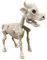 Baoblaze Kuhskelett-Statue, Desktop-Ornament, dekorative Figur für Schlafzimmer, Kamin, Wohnzimmer, Hauseingang