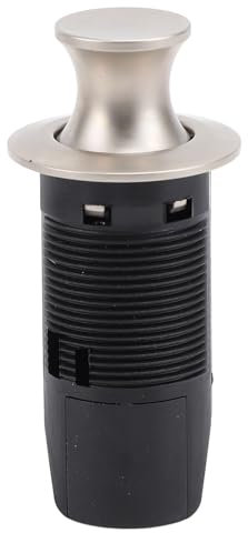 Serrure D'armoire à Bouton Poussoir, Loquet de Placard élégant sans clé pour Camping-car, Yacht, Camping-car (Couleur de perle unique)