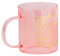 Wicked Paladone Movie Tasse en verre et chaussettes – Cadeau sous licence officielle Disney pour les fans méchants, tasse teintée rose The Best Witch of All et chaussettes confortables Emerald City