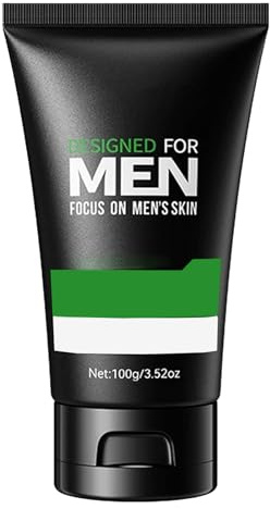 100G Gesichtsreiniger, Gesichtsreinigung gegen müde Haut für Männer, Erfrischendes Waschgel gegen Unreinheiten, Reinigt, Peelt und Klärt die Haut, Belebtes Gefühl, Firms, Smoothes Cleanser (1)