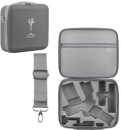 JOYSOG RS 4 Mini Case, Portable Hard Travel Storage Bag for DJI RS4 Mini Gimbal Stabilizer Protective Shoulder Bag