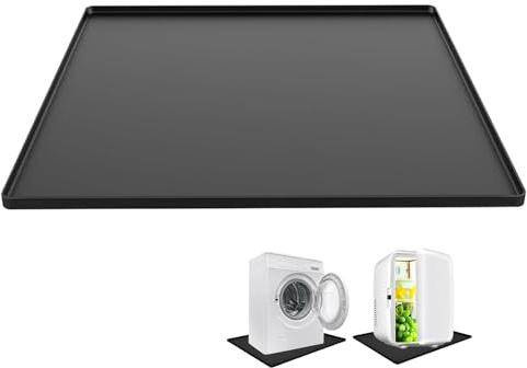 Beiykhera Mini Kühlschrank Matte - 60x60x1,5cm Waschmaschinen Auffangwanne,Wiederverwendbare Küchenmatte Für Wohnung Bad Studentenwohnheim Dusche Trockner Geschirrspüler