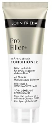 John Frieda PROfiller+ Conditioner – Inhalt: 75ml – Haartyp: feines & geschwächtes Haar – Geeignet für farbbehandeltes Haar