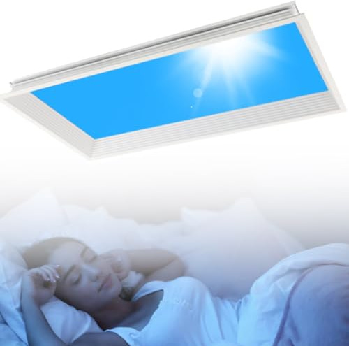 Pannello Luminoso For Finta Finestra, Lucernario Artificiale Che Simula L’irraggiamento Solare Con Effetto Luce Naturale, Luminosità Regolabile, Per L’illuminazione Di Scantinati Integrated-60*120cm