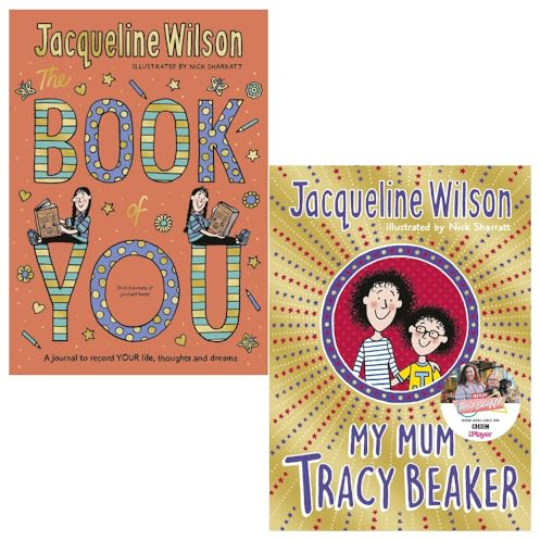 Jacqueline Wilson 2 Books Set (My Mum Tracy Beaker [Hardcover], The Book of You)