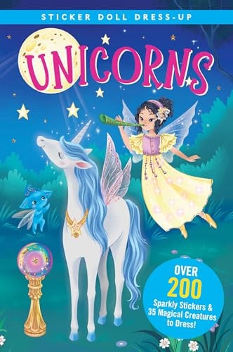 Unicorns Sticker Doll Dress-up Book