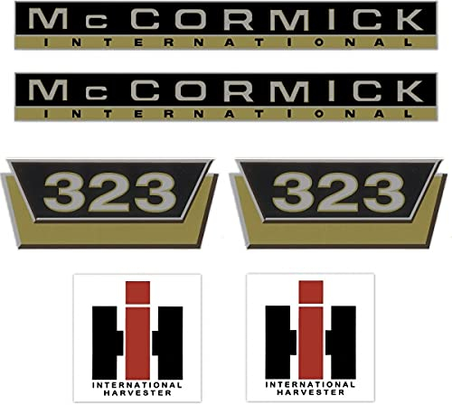 IHC McCormick 323 Gold Klein - Traktor Schlepper Aufkleber Klebefolie