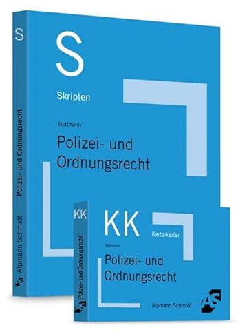 Bundle Stuttmann Skript Polizei- und Ordnungsrecht + Karteikarten Polizei- und Ordnungsrecht