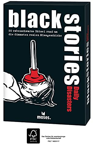 black stories - Daily Disasters Edition: 50 rabenschwarze Rätsel rund um die dümmsten realen Missgeschicke