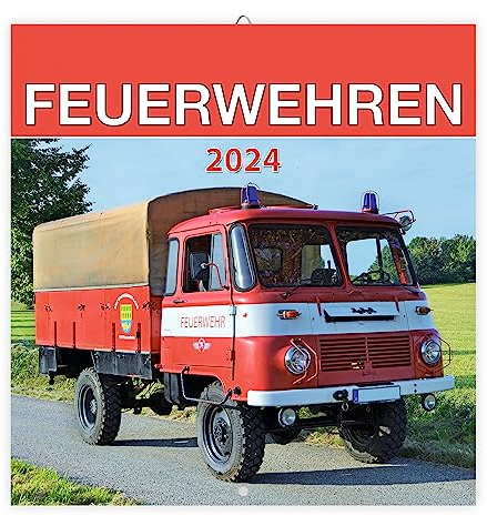 Trötsch Broschürenkalender Feuerwehren 2024: Wandplaner