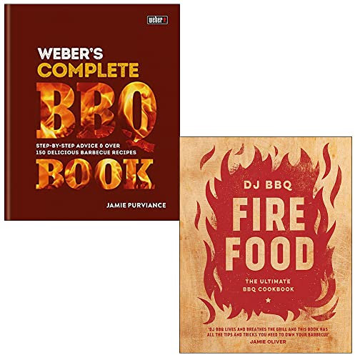 Weber's Complete BBQ Book By Jamie Purviance & Fire Food The Ultimate BBQ Cookbook By Christian Stevenson 2 Books Collection Set